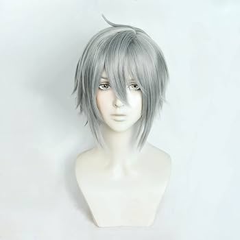 Amazon.co.jp: 耐熱コスプレウィッグ 二番目の城 灰色